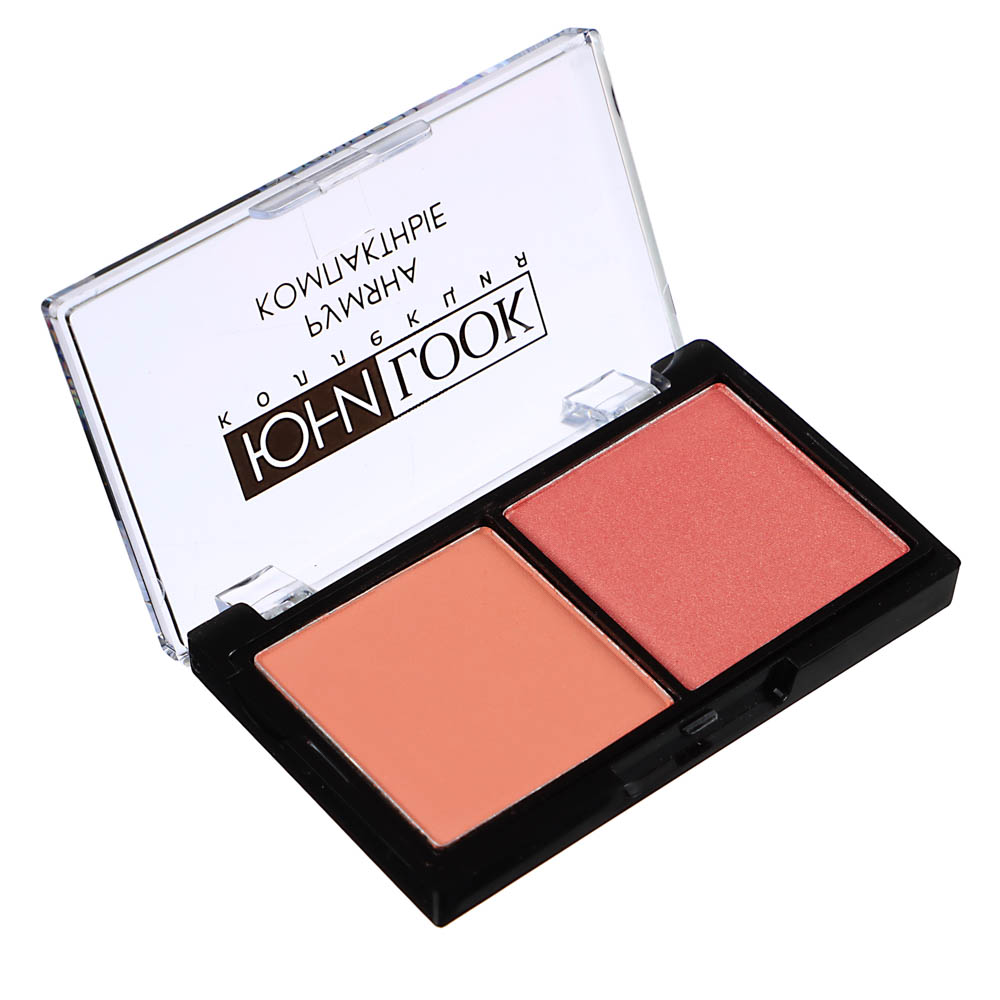 ЮНИLOOK Румяна компактные, 4,6гр, 2 тона, РК-19, арт.№ 330-326