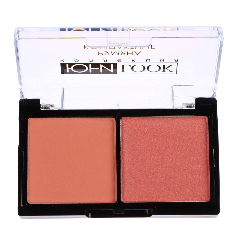 ЮНИLOOK Румяна компактные, 4,6гр, 2 тона, РК-19, арт.№ 330-326