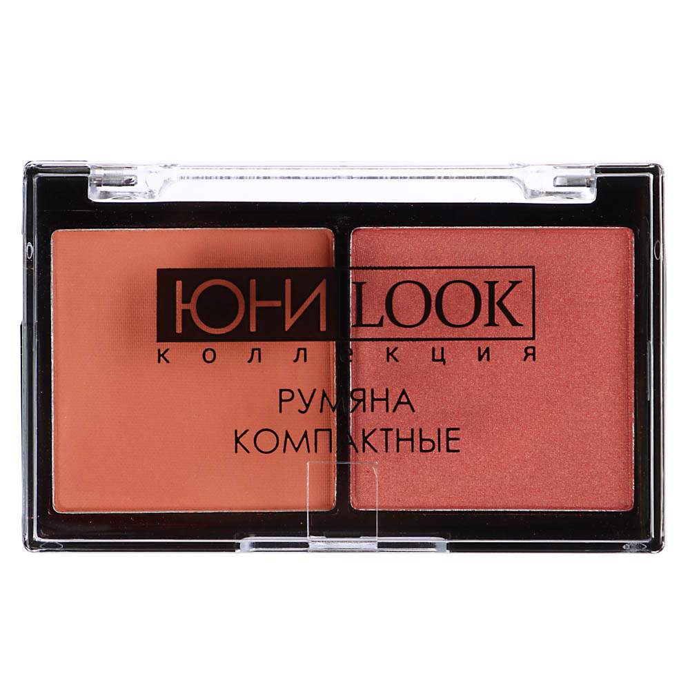 ЮНИLOOK Румяна компактные, 4,6гр, 2 тона, РК-19, арт.№ 330-326