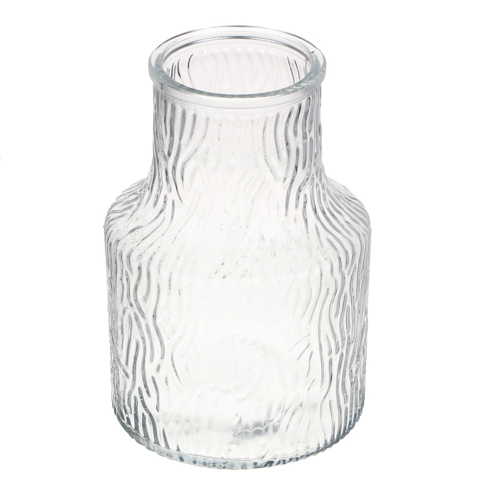 Ваза, 13х19,5 см, стекло, прозрачная, арт.№ 502-197