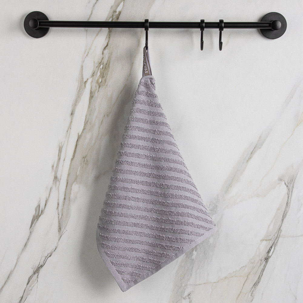 PROVANCE Линт Полотенце махровое, 100% хлопок, 30х50см, серый, арт.№ 484-085