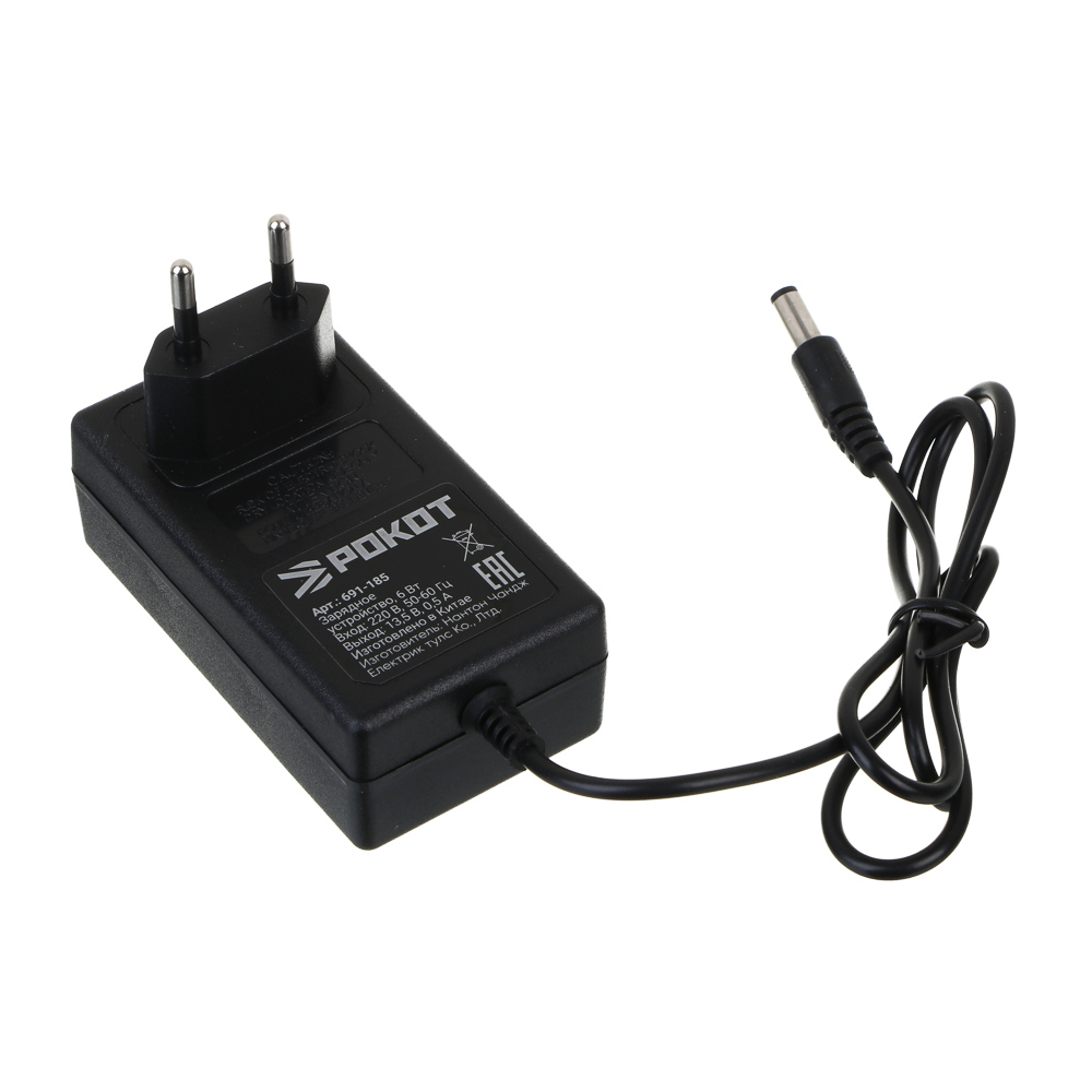 РОКОТ Электропила аккумуляторная, 1АКБ, шина 100мм, 2 А*ч Li-ion, арт.№ 691-185