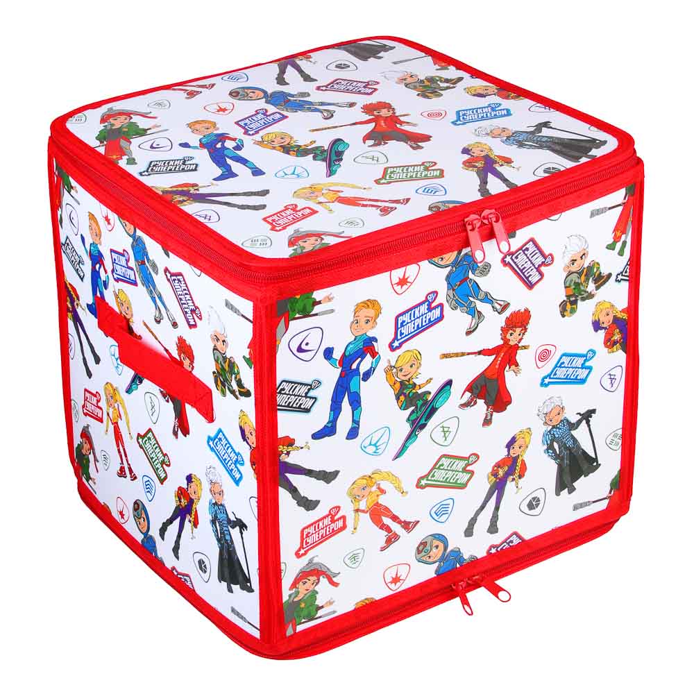 BY Русские Супергерои Короб с крышкой, полипропилен, 30x30x30 см, детский, арт.№ 457-808