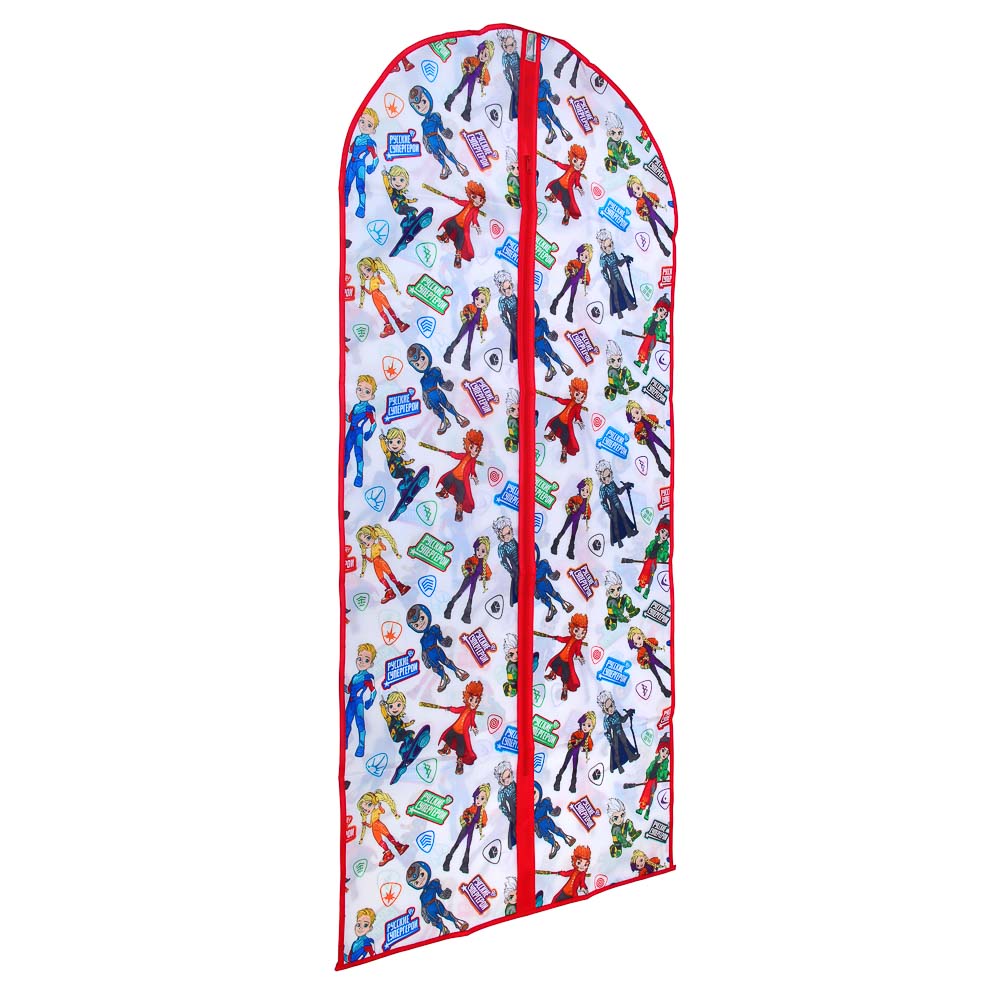 BY Русские Супергерои Чехол для одежды, 60х130см, с молнией, полиэстер, детская серия, арт.№ 457-809