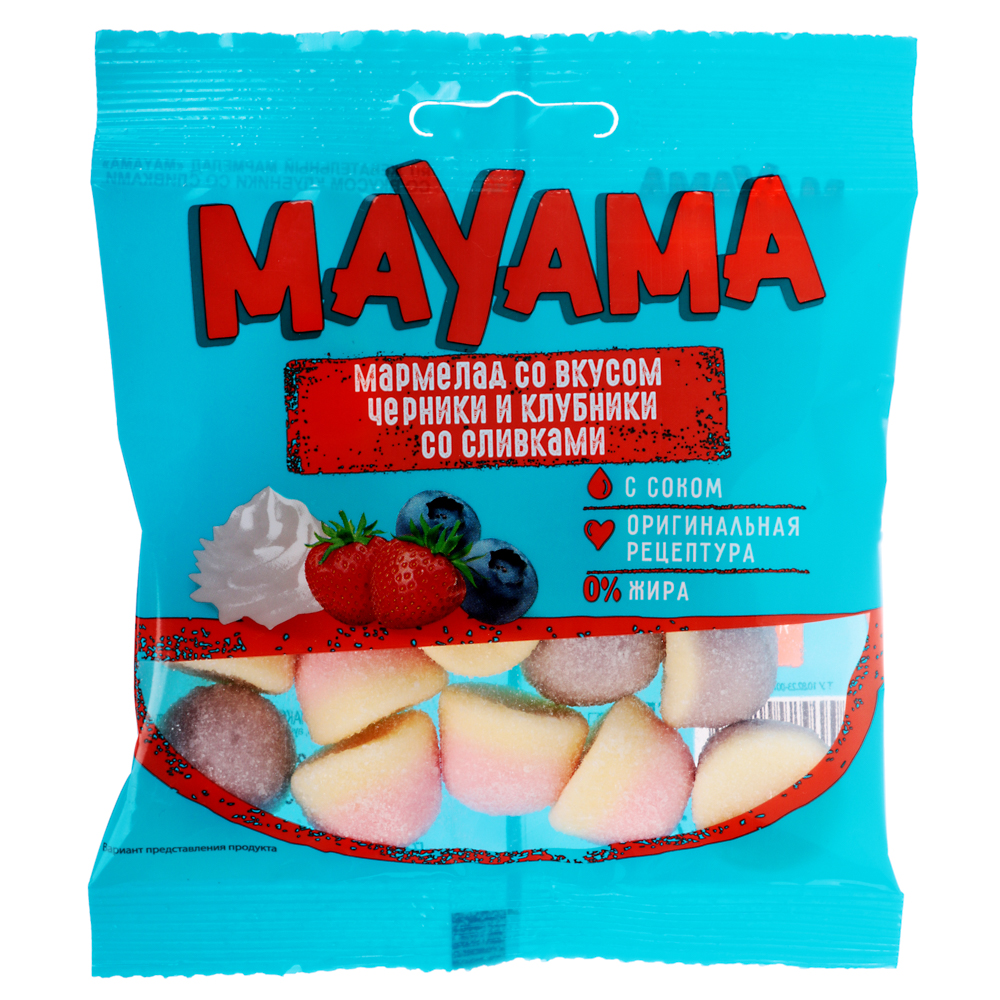 Мармелад жевательный Маяма, 70г, в ассортименте фруктовый вкус, арт.№ 347-117