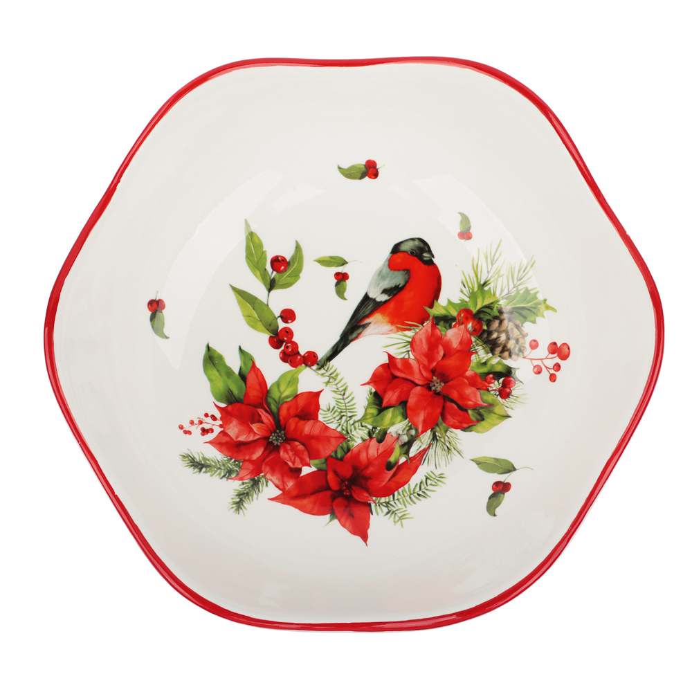 MILLIMI Винтер Салатник, 21,5х7,5см, керамика, арт.№ 820-821