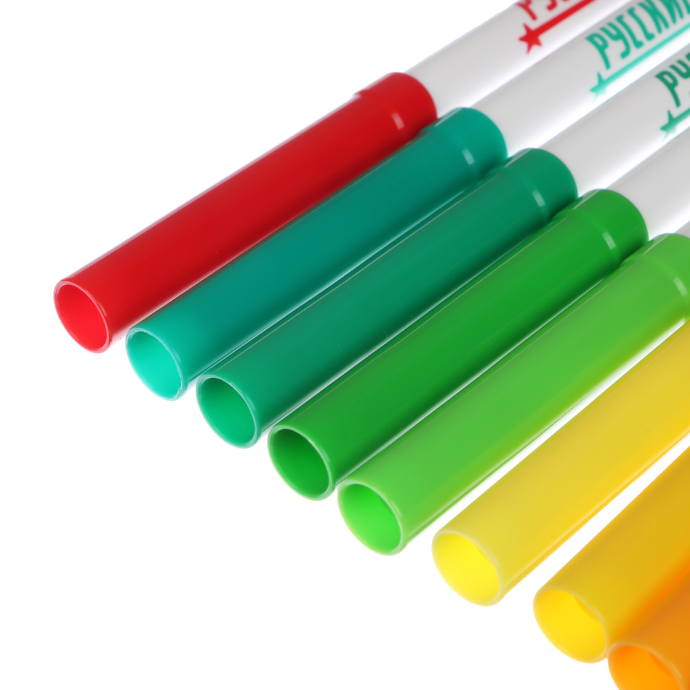 Фломастеры 50цв. BY Русские Супергерои большие, смываемые, пласт.бокс - подставка, арт.№ 801-041