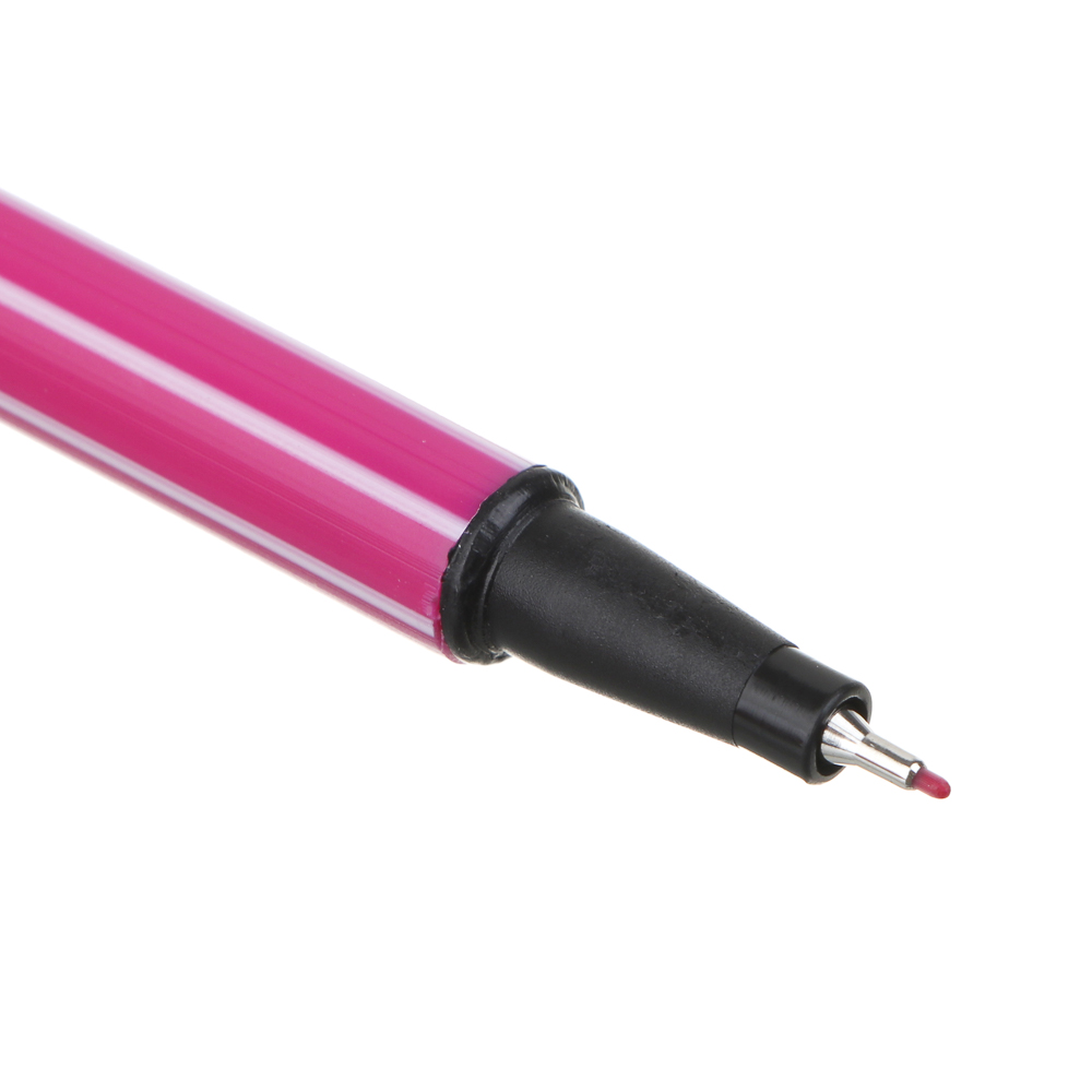 Фломастеры-линеры 10цв. FLOMIK наконечник 0,4мм, ПВХ - пенал, арт.№ 256-010