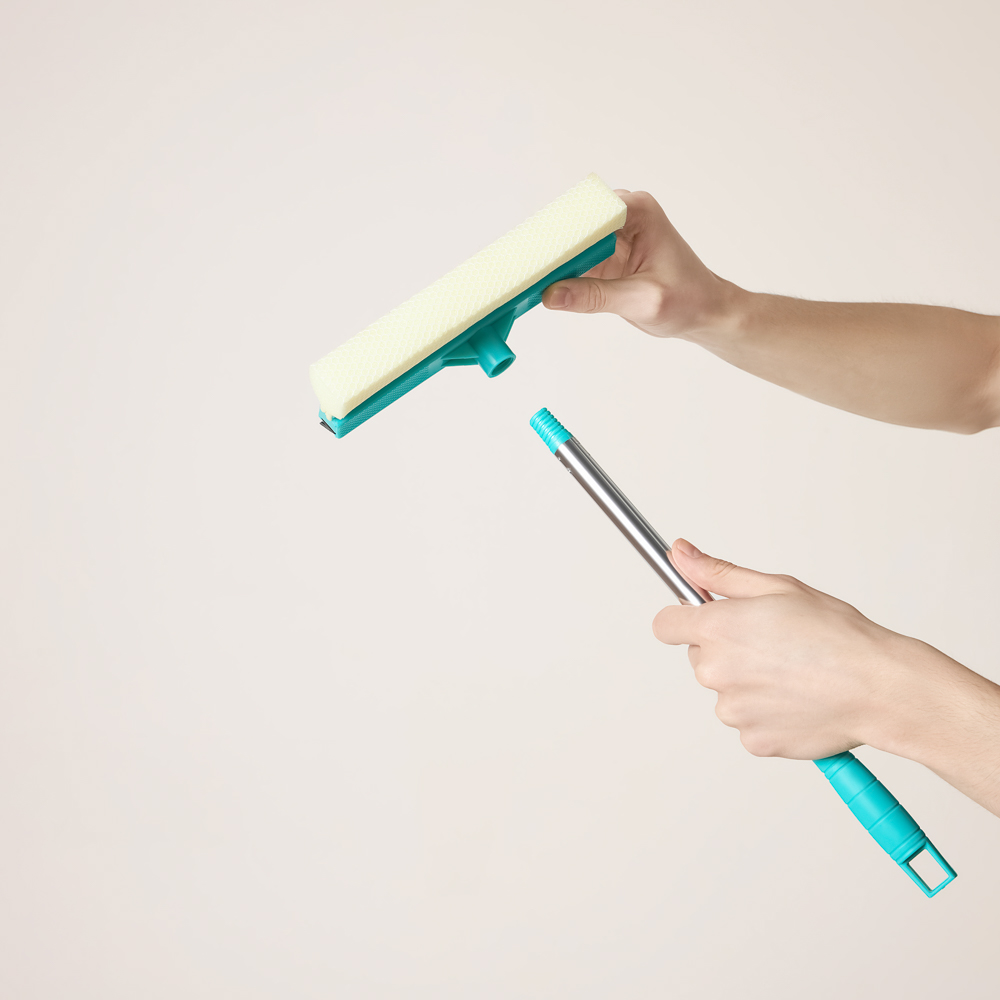 VETTA Окномойка со стальной ручкой 25см, зеленая, арт.KFC002, арт.№ 444-018