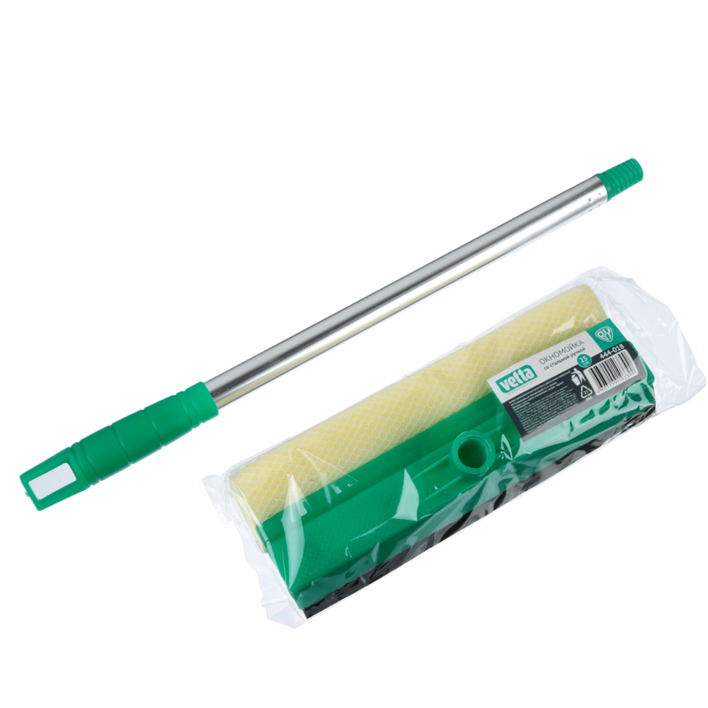 VETTA Окномойка со стальной ручкой 25см, зеленая, арт.KFC002, арт.№ 444-018