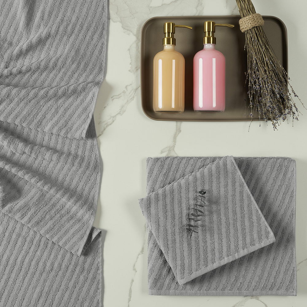 PROVANCE Линт Полотенце махровое, 100% хлопок, 50х90см, светло-серый, арт.№ 484-111