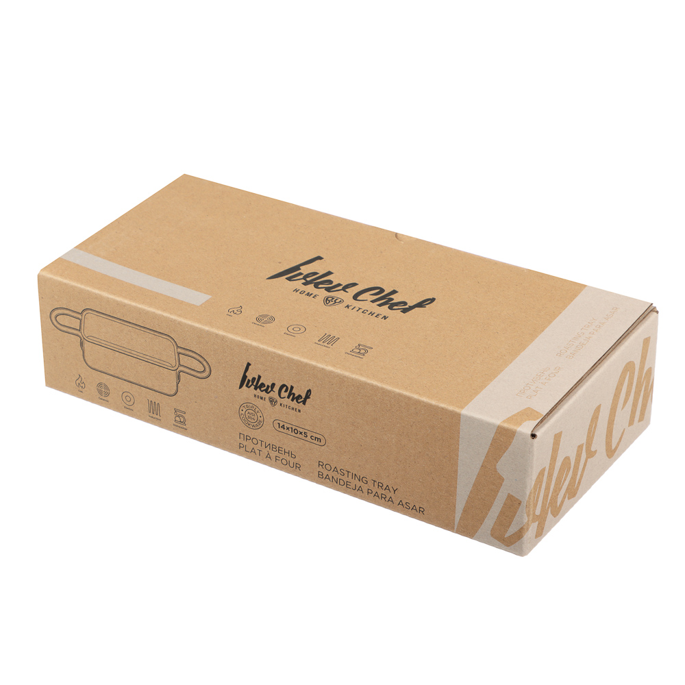 Ivlev Chef Ladoga Противень 14х10х5см индукция, нерж.сталь 18/10, арт.№ 822-006