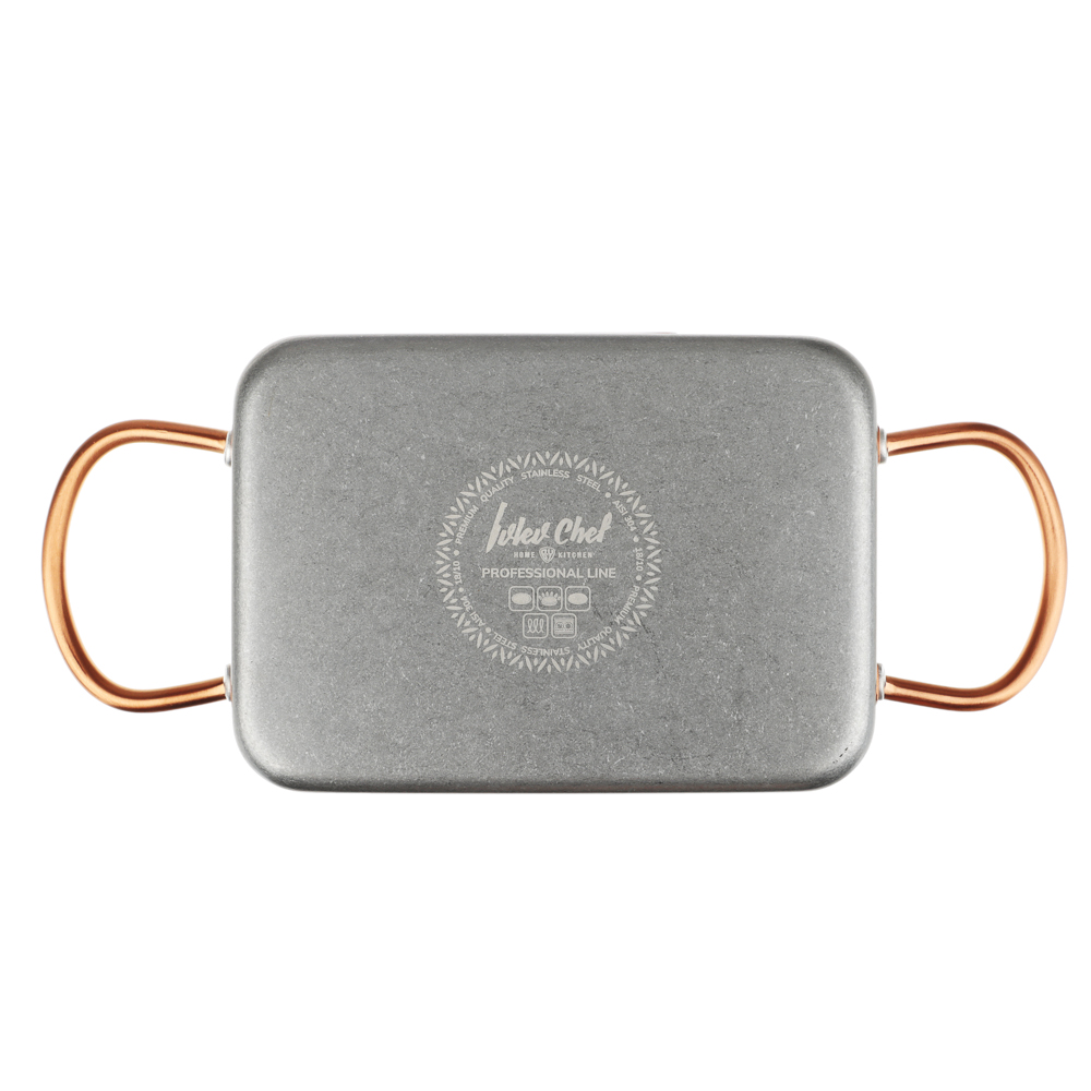 Ivlev Chef Ladoga Противень 14х10х5см индукция, нерж.сталь 18/10, арт.№ 822-006