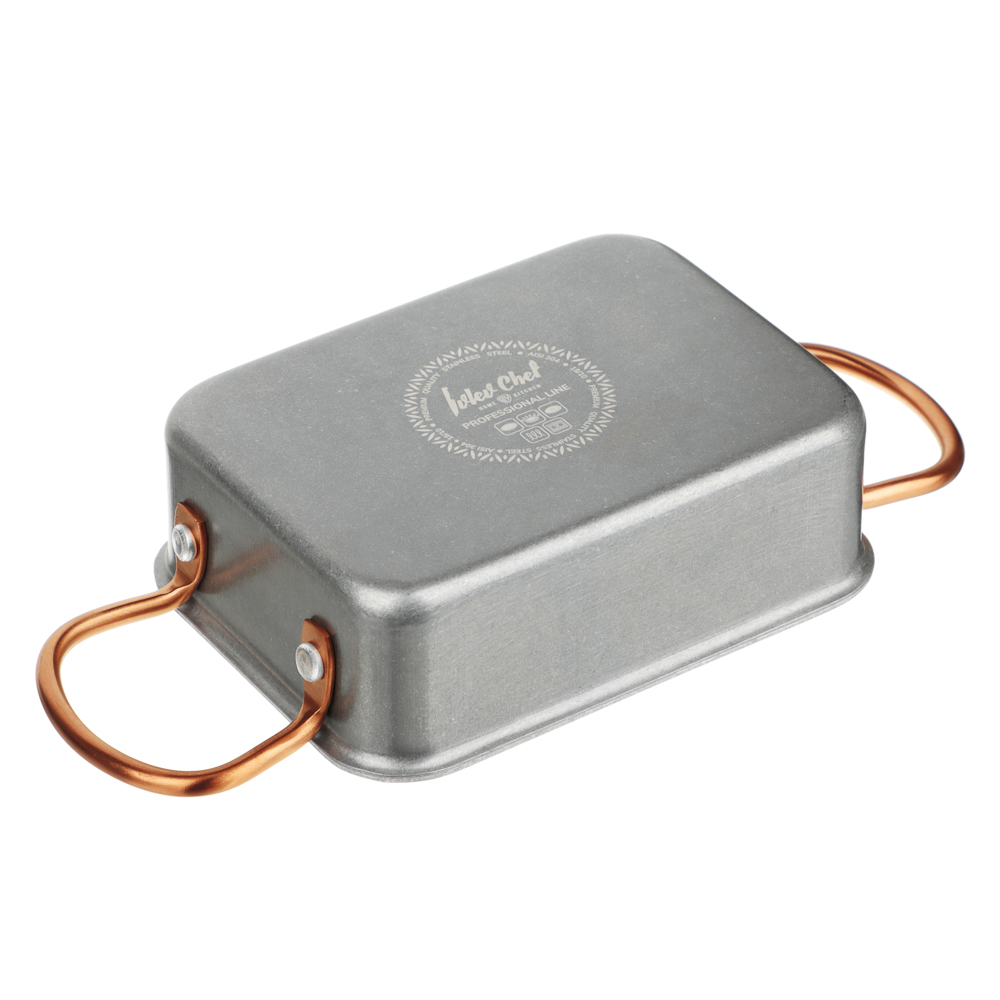 Ivlev Chef Ladoga Противень 14х10х5см индукция, нерж.сталь 18/10, арт.№ 822-006