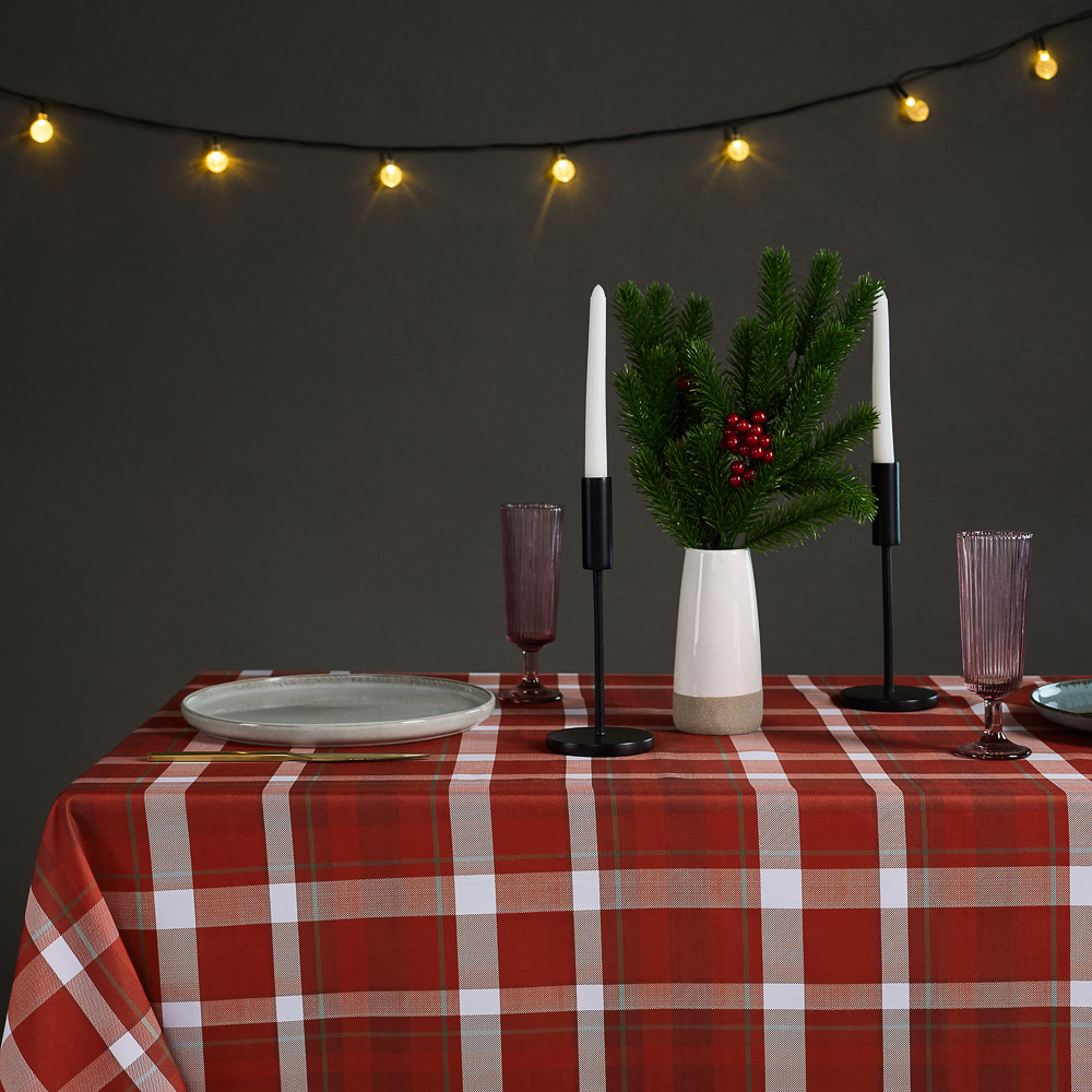 PROVANCE Рождественская ель Скатерть текстильная с водоотталк.пропиткой, 110x140см, 100% полиэстер, арт.№ 492-205