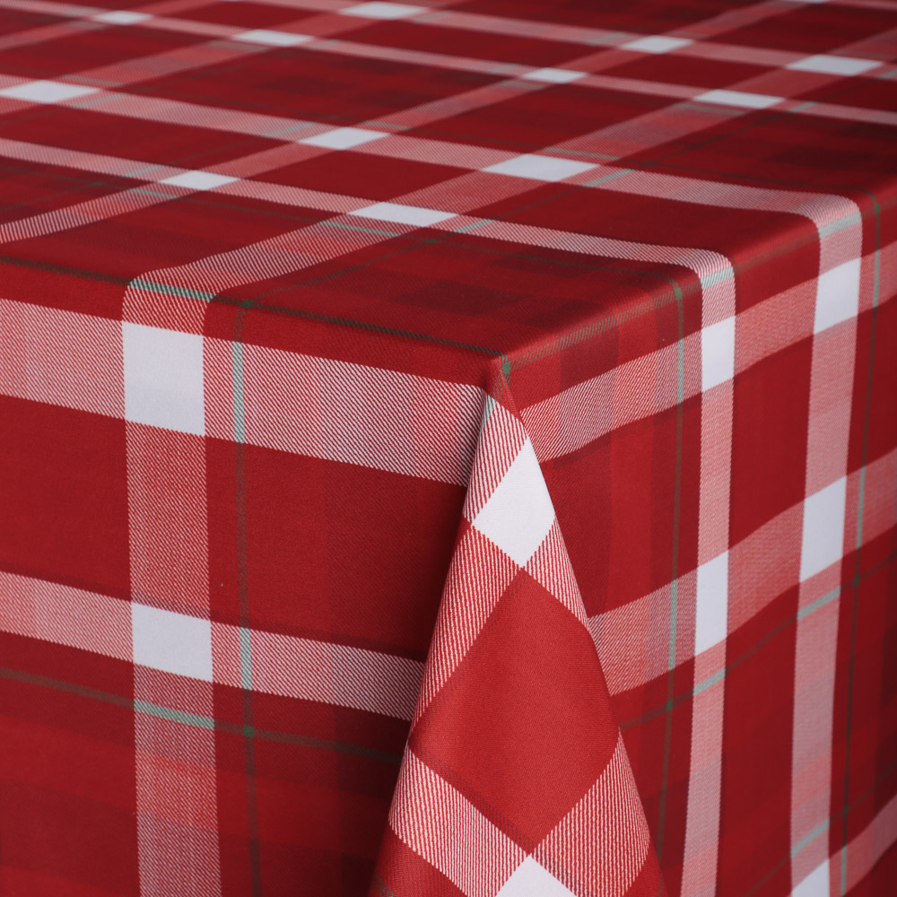 PROVANCE Рождественская ель Скатерть текстильная с водоотталк.пропиткой, 110x140см, 100% полиэстер, арт.№ 492-205