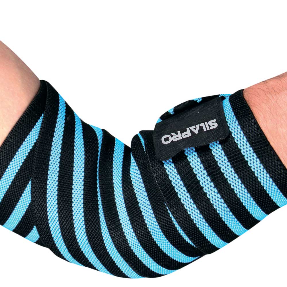 SILAPRO BY Бандаж-лента фиксирующий локтевой сустав, 105x8см, 68% нейлон, 25% латекс, 7% полиэстер, арт.№ 138-011