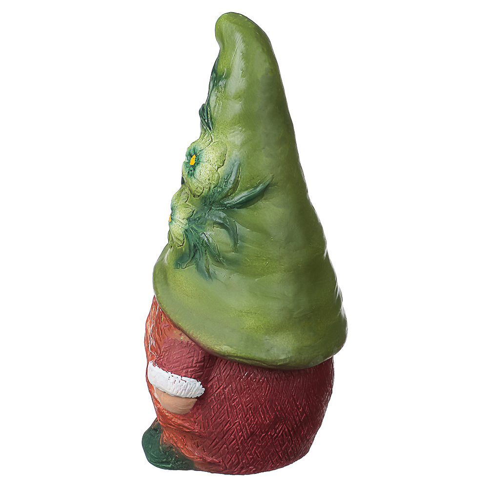 Фигура Гном Сканди 23х14см зеленый, гипс, арт.№ 162-254