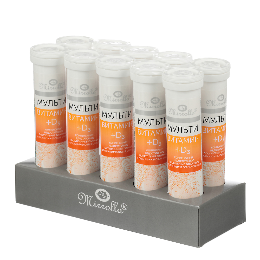 БАД "Мультивитамин+D3" Мирролла, 20шип.табл, арт.№ 015-152