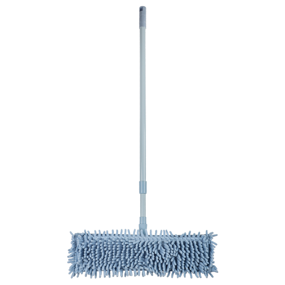 Швабра со смен.насадкой тм VETTA, ручка телескоп. металл, пластик 70-120см, насадка микрофиб. 95г/м2, арт.№ 444-364