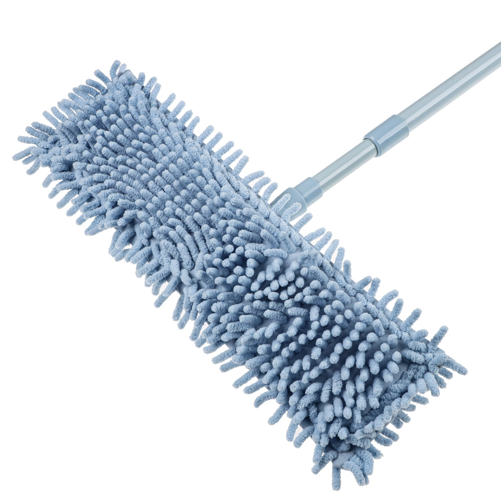 Швабра со смен.насадкой тм VETTA, ручка телескоп. металл, пластик 70-120см, насадка микрофиб. 95г/м2, арт.№ 444-364