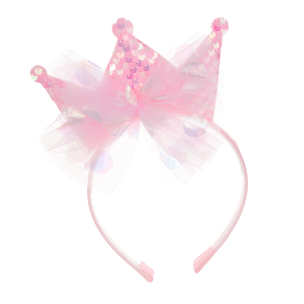 СНОУ БУМ Набор карнавальный 2 предмета (ободок и палочка волшебная), пластик, полиэстер, арт.№ 389-242