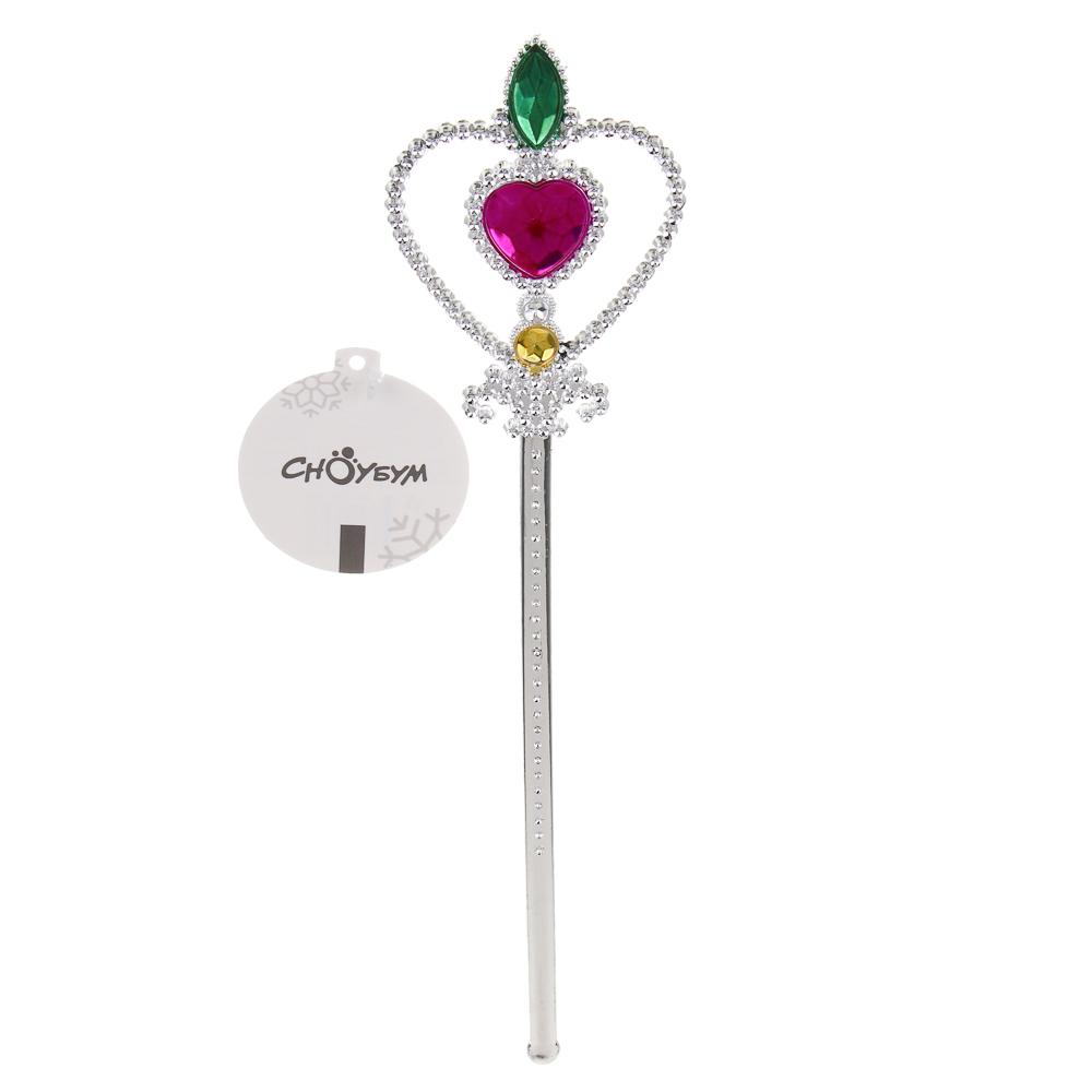 СНОУ БУМ Волшебная палочка, 31-32см, пластик, 4 дизайна, арт.№ 341-220