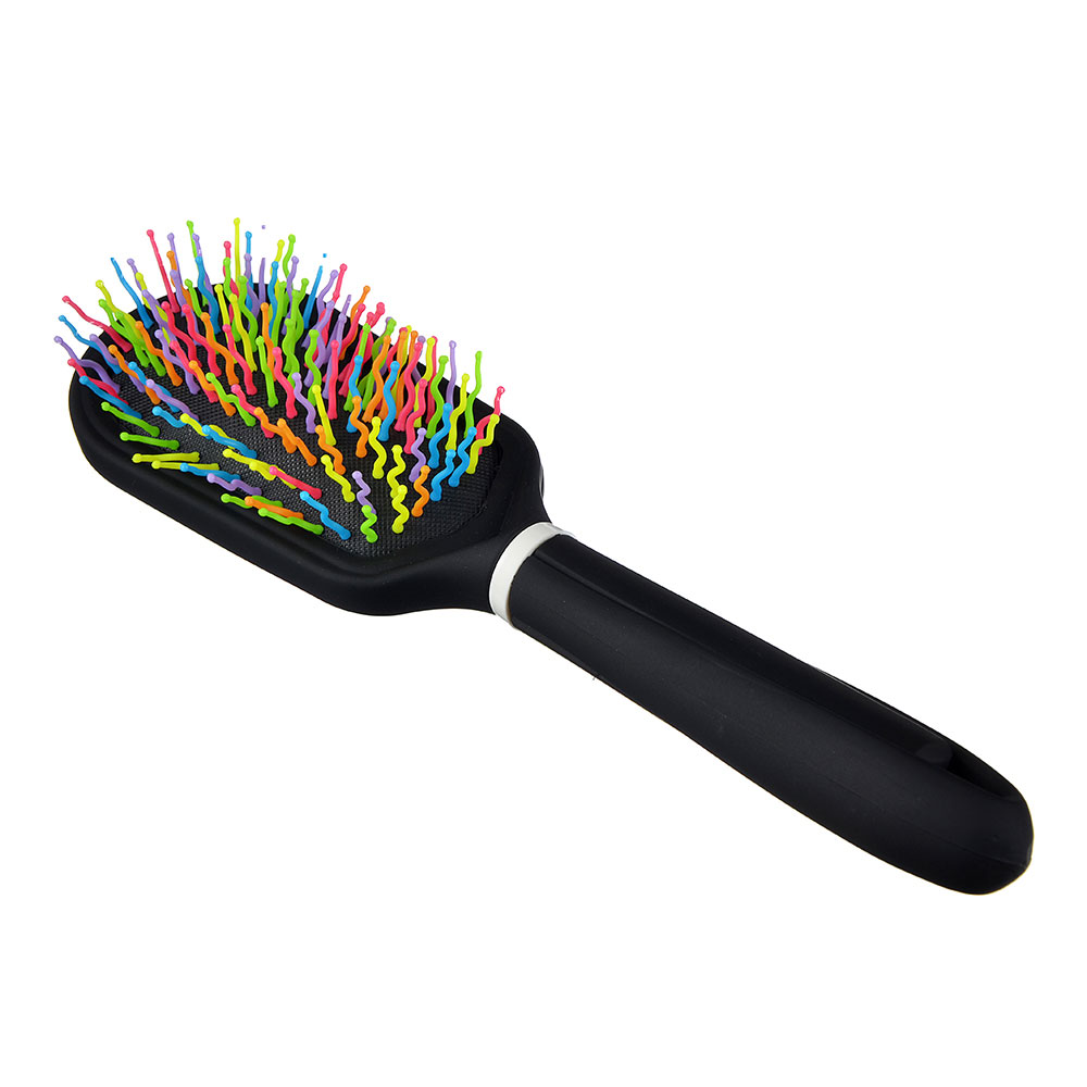 ЮНИLOOK Расческа массажная Радуга с цветными зубчиками, 23,5х6см, #22, арт.№ 356-591