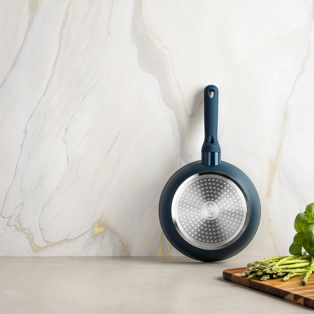 SATOSHI Ривьера Сковорода литая d20см, антипригарное покрытие мрамор, индукция, арт.№ 846-723