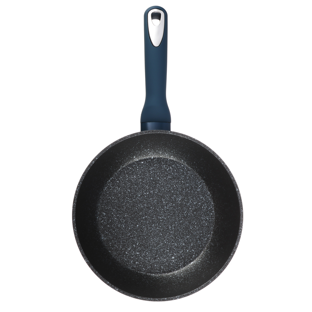 SATOSHI Ривьера Сковорода литая d20см, антипригарное покрытие мрамор, индукция, арт.№ 846-723