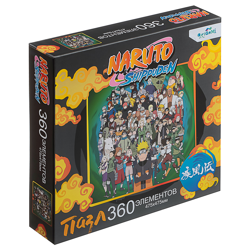 Naruto Пазл 360 элементов, 20,4x20,4x4,5 см, арт.№ 285-248