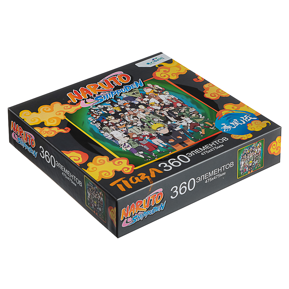 Naruto Пазл 360 элементов, 20,4x20,4x4,5 см, арт.№ 285-248
