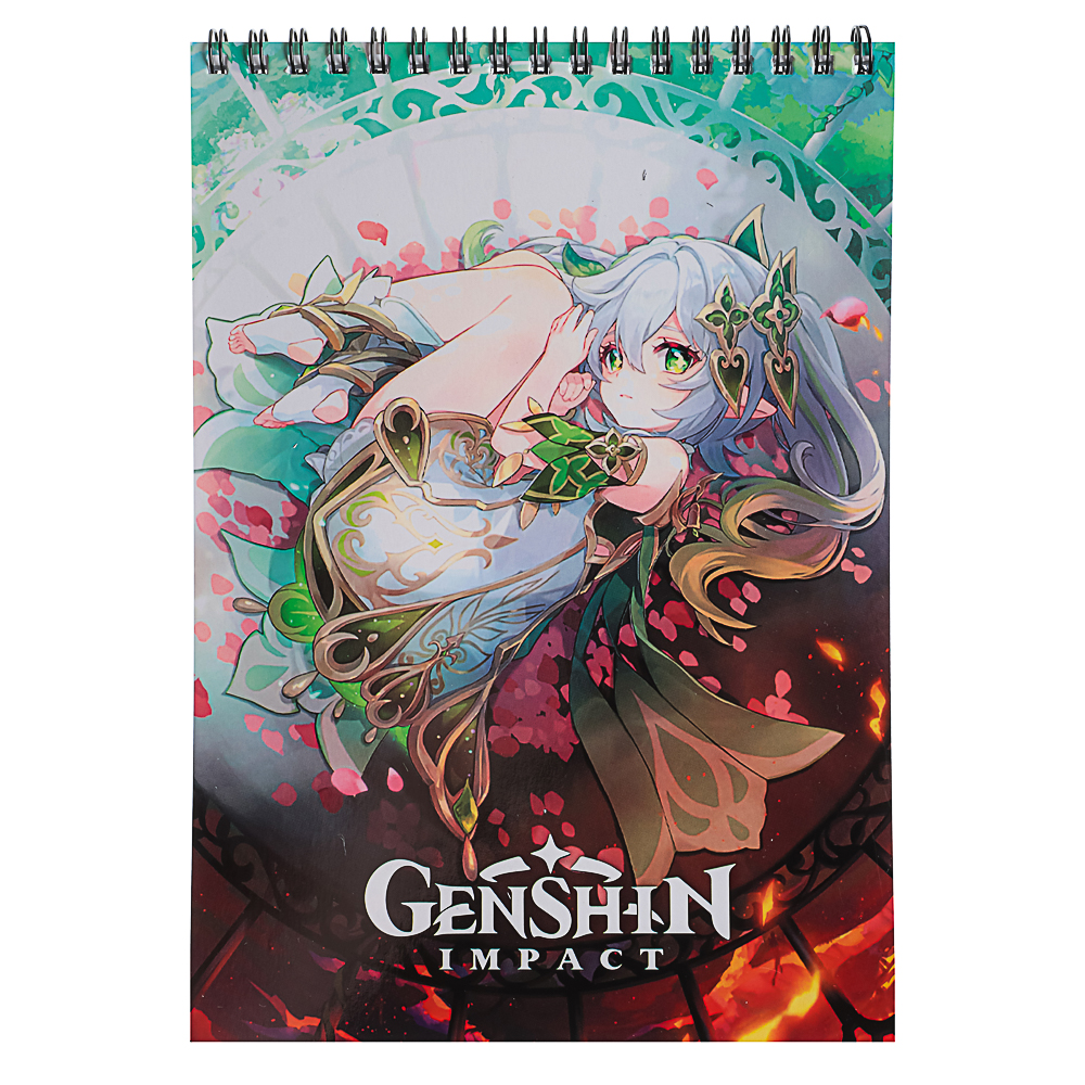 Геншин Творческий блокнот cо стикерами и переводными татуировками A5, 14,5x7x21,5 см, арт.№ 285-250