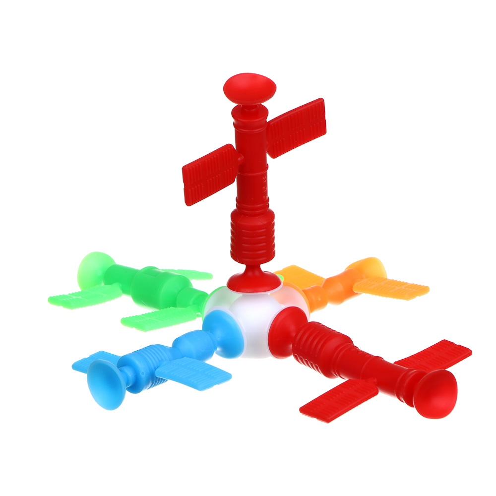 BY Русские Супергерои РОСКОСМОС Космические присоски, игрушка-антистресс, 6 шт, TPR, арт.№ 274-259