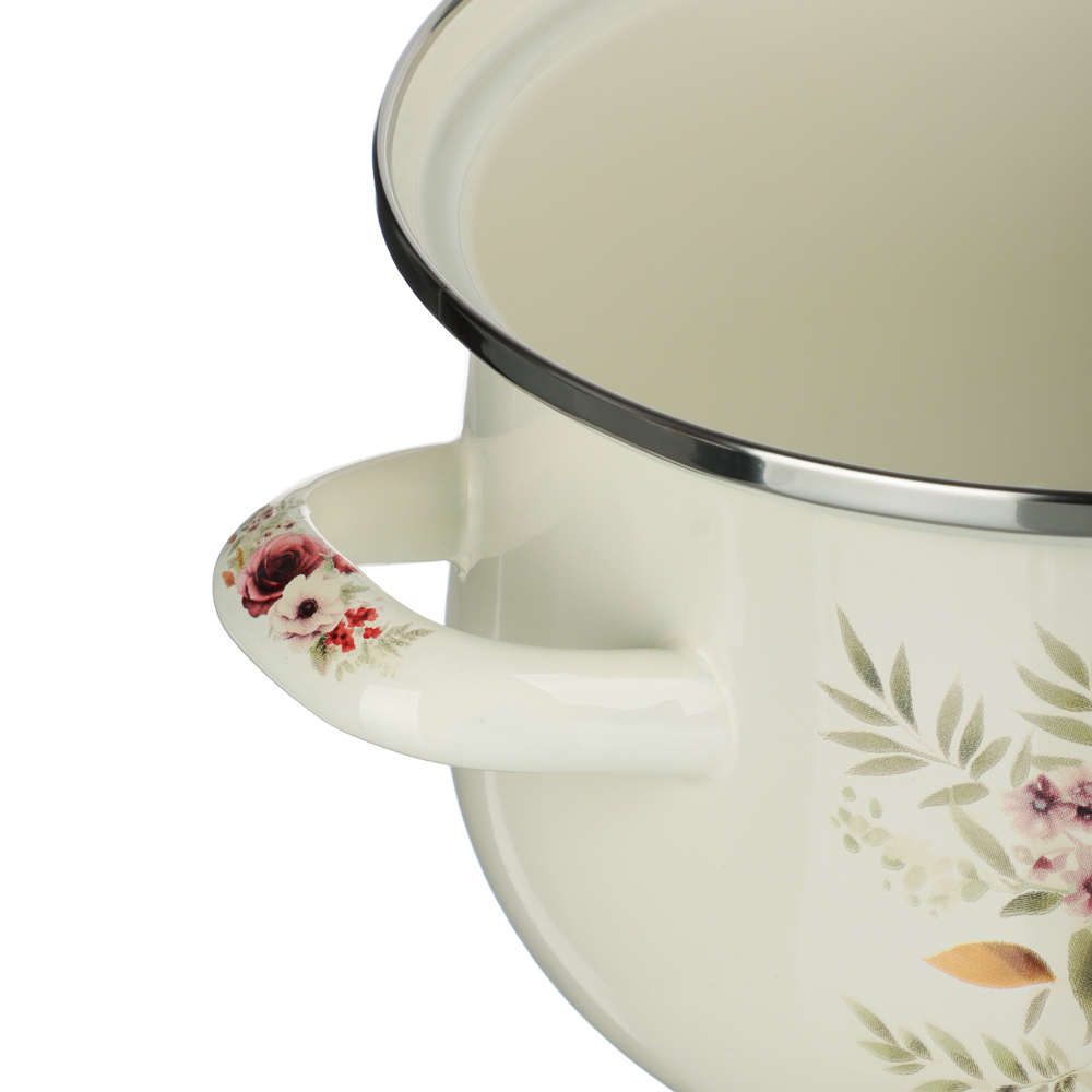 Кастрюля эмалированная VETTA Лаура, 18см, 2л, индукция, арт.№ 894-557