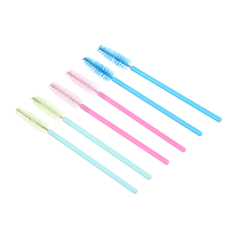 Набор щеточек для ресниц 6 шт тм ЮНИLOOK, 9,6см, 3 цвета, арт.№ 357-144