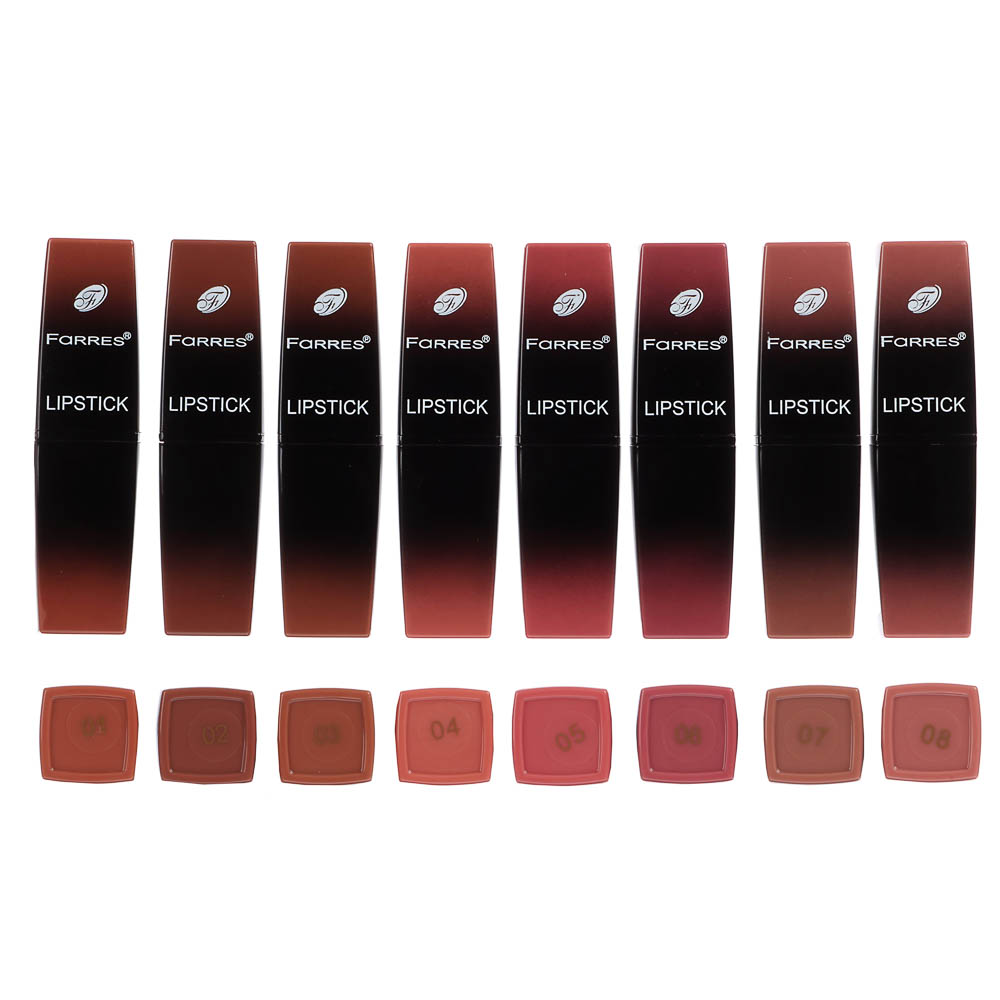 Помада для губ кремовая "NUDE Moisturize" тм Farres, 4,2 г, арт.№ 330-630