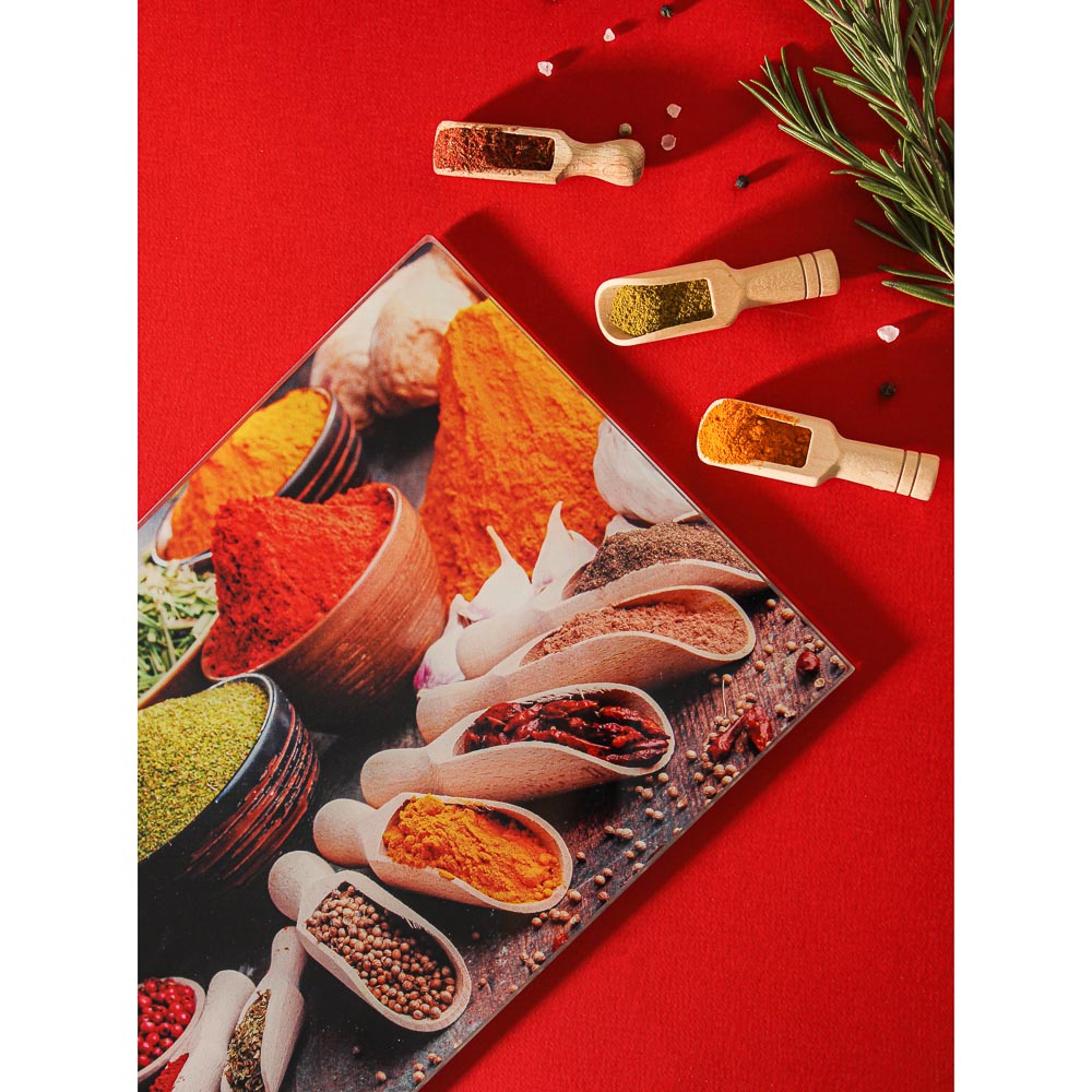 VETTA Специи Доска разделочная стеклянная, 20х30х0,4см, 2 дизайна, арт.№ 853-199