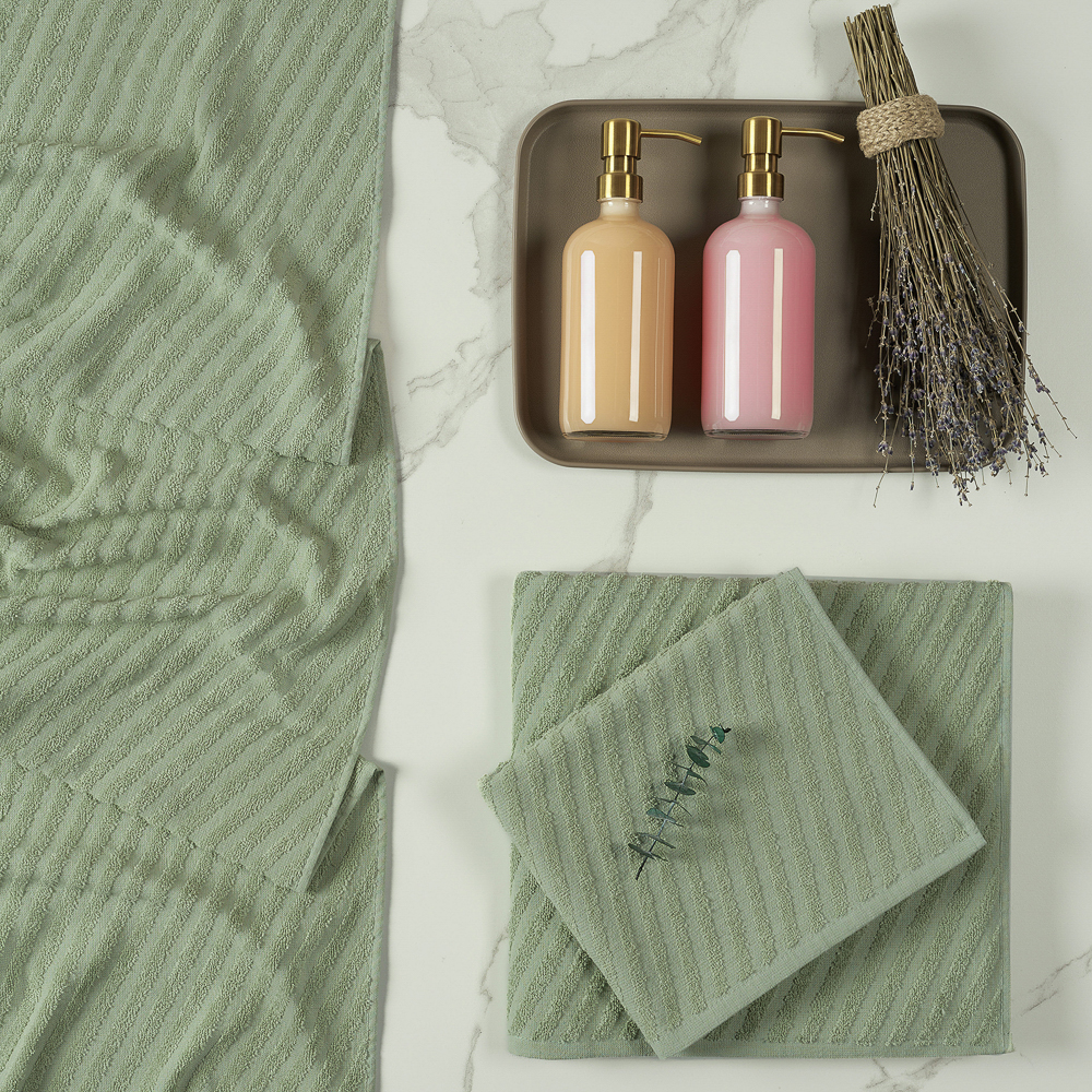 PROVANCE Линт Полотенце махровое, 100% хлопок, 70х130см, светло-зеленый, арт.№ 484-089