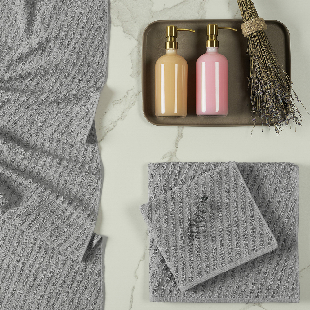 PROVANCE Линт Полотенце махровое, 100% хлопок, 70х130см, светло-серый, арт.№ 484-110