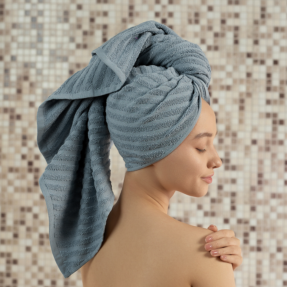 PROVANCE Линт Полотенце махровое, 100% хлопок, 70х130см, светло-синий, арт.№ 484-092