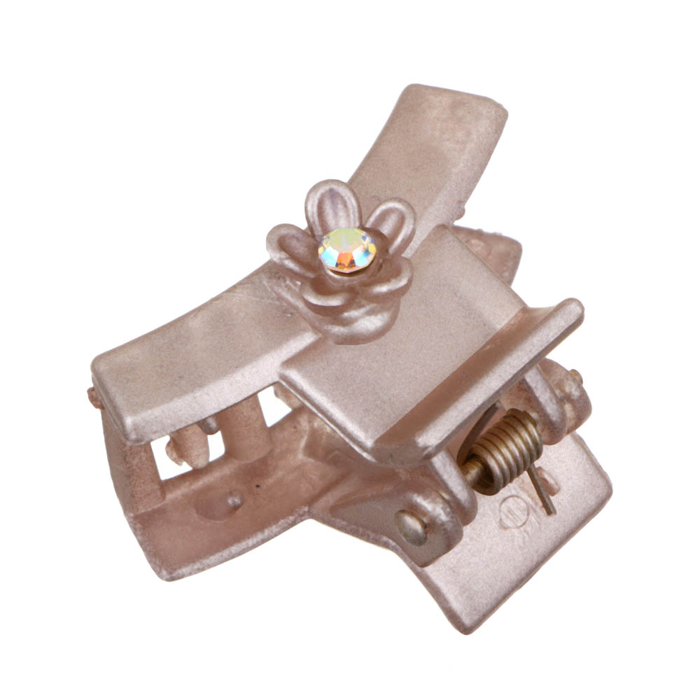 BERIOTTI Заколка-краб для волос с декором, пластик, 3см, 2 дизайна, арт.845, арт.№ 356-845