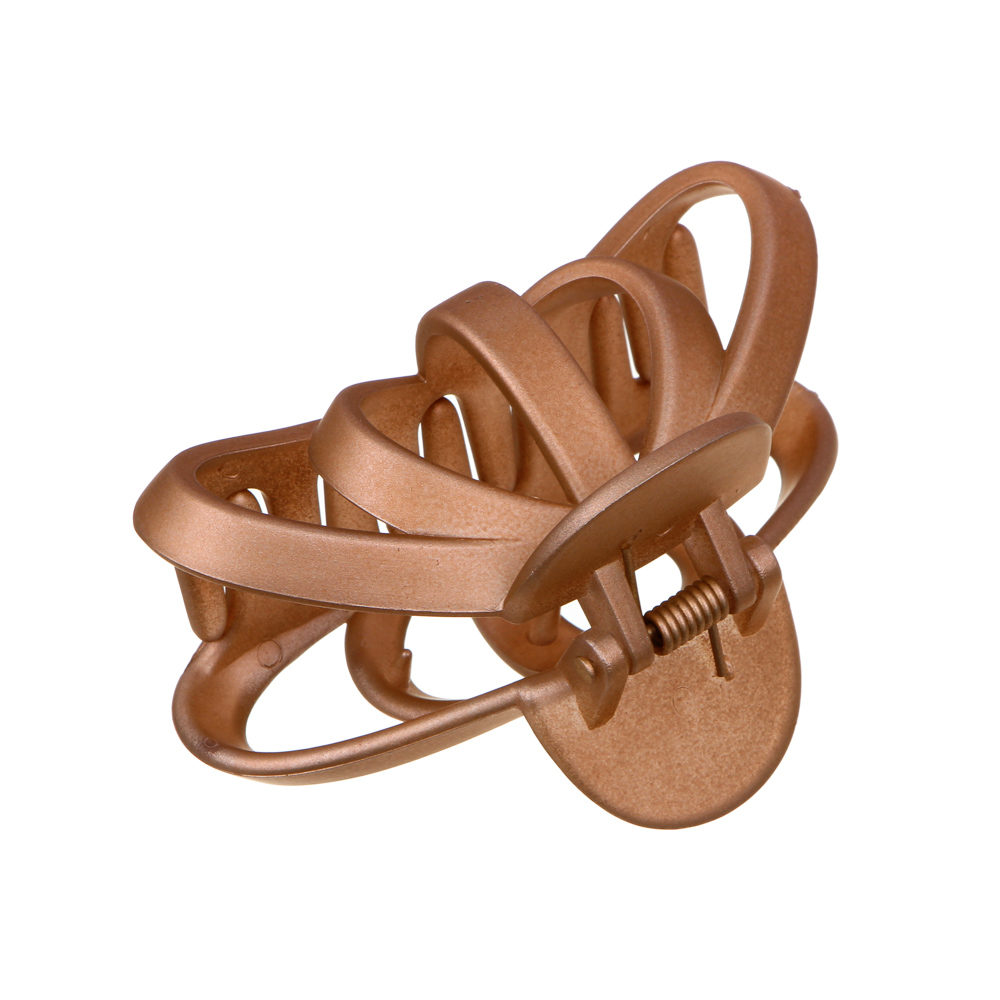 BERIOTTI Заколка-краб для волос, металл, пластик, 8,3см, 6 цветов, 4426-3, арт.№ 324-103