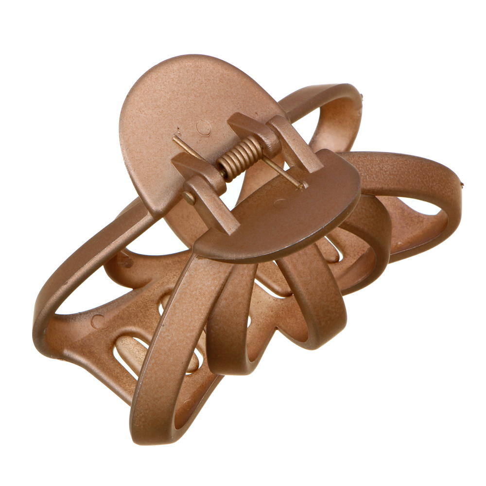 BERIOTTI Заколка-краб для волос, металл, пластик, 8,3см, 6 цветов, 4426-3, арт.№ 324-103