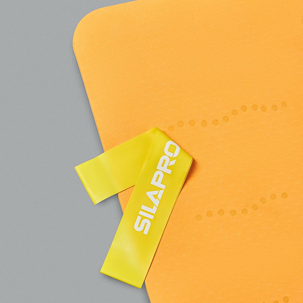 SILAPRO Фитнес-резинка, 30х5х0.03 см, нагрузка 8 кг, латекс, арт.№ 093-014