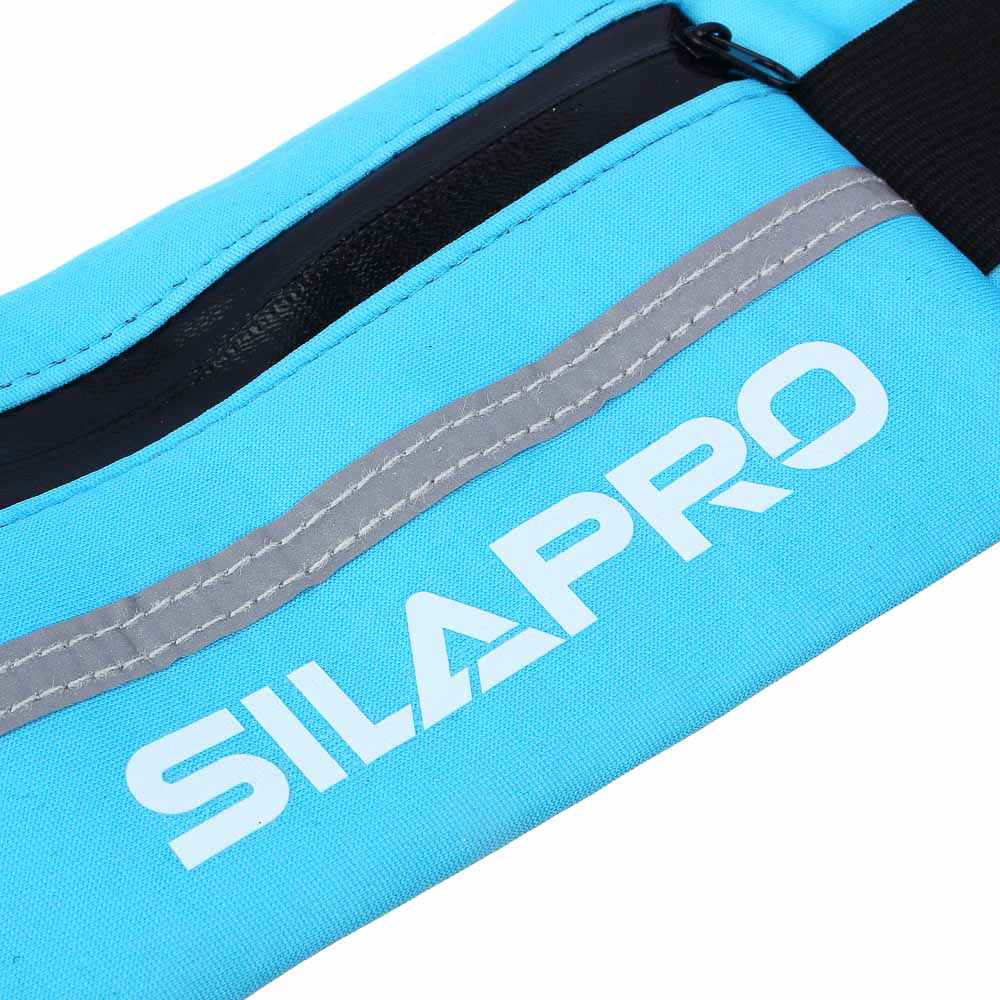 SILAPRO Сумка спортивная, пояс с держателем для бутылки, 10х36см, неопрен, 5 цветов, арт.№ 204-034