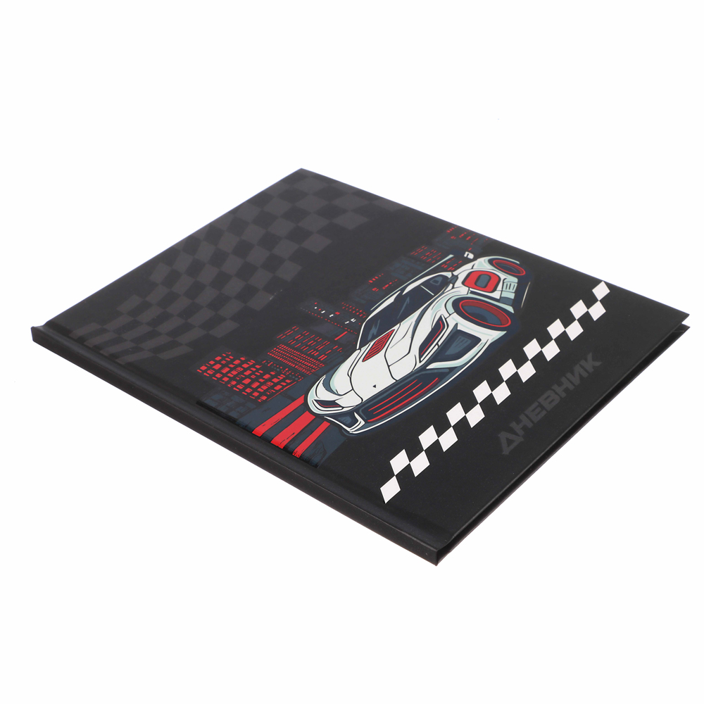 Дневник школьный, "Рэйсинг Тим/Футбол", 40 листов, твердая обложка 7БЦ, выборочный лак, арт.№ 524-255