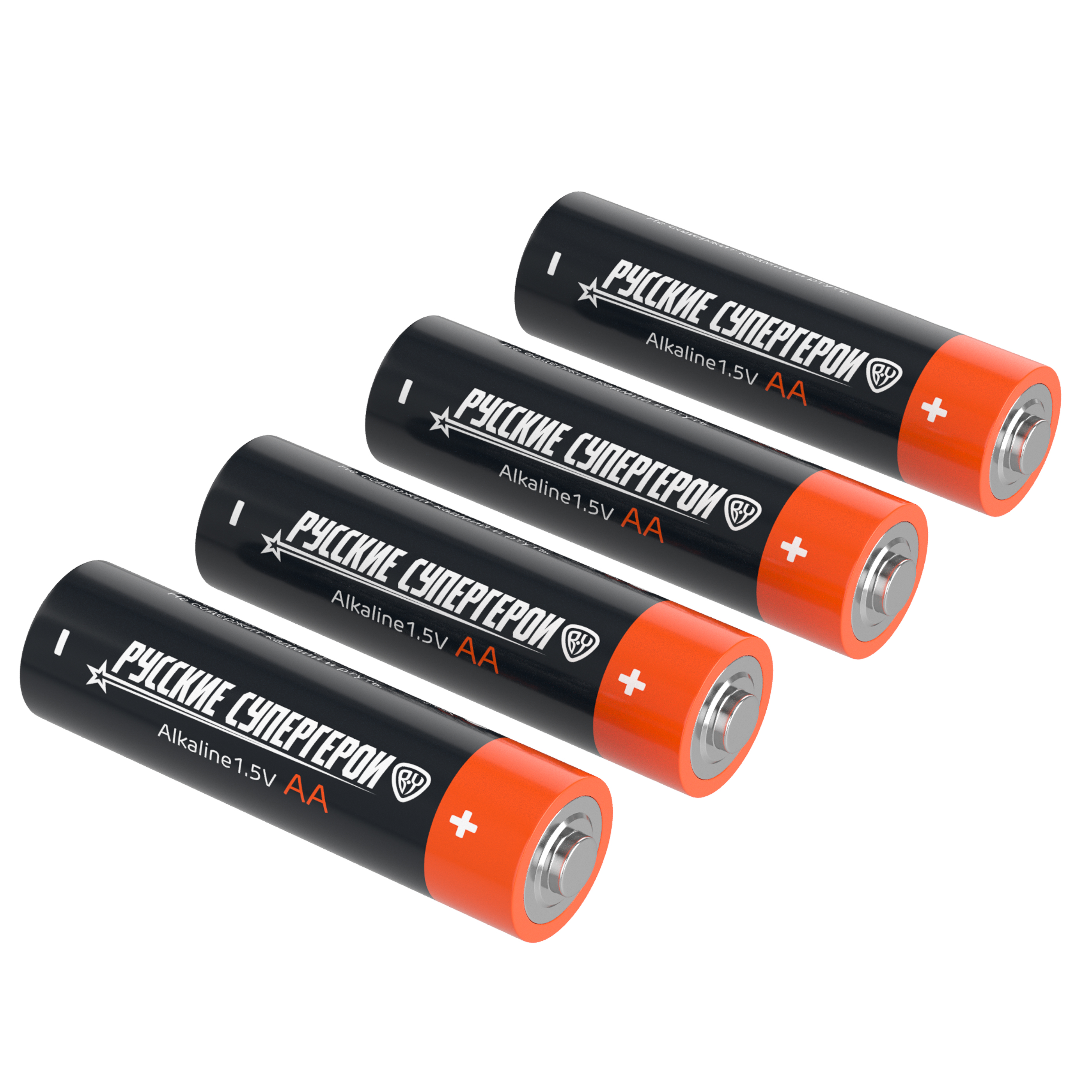 Батарейки AA BY Русские Супергерои 4шт в блистере, щелочные, Герои, ЛЕШИЙ, арт.№ 917-330