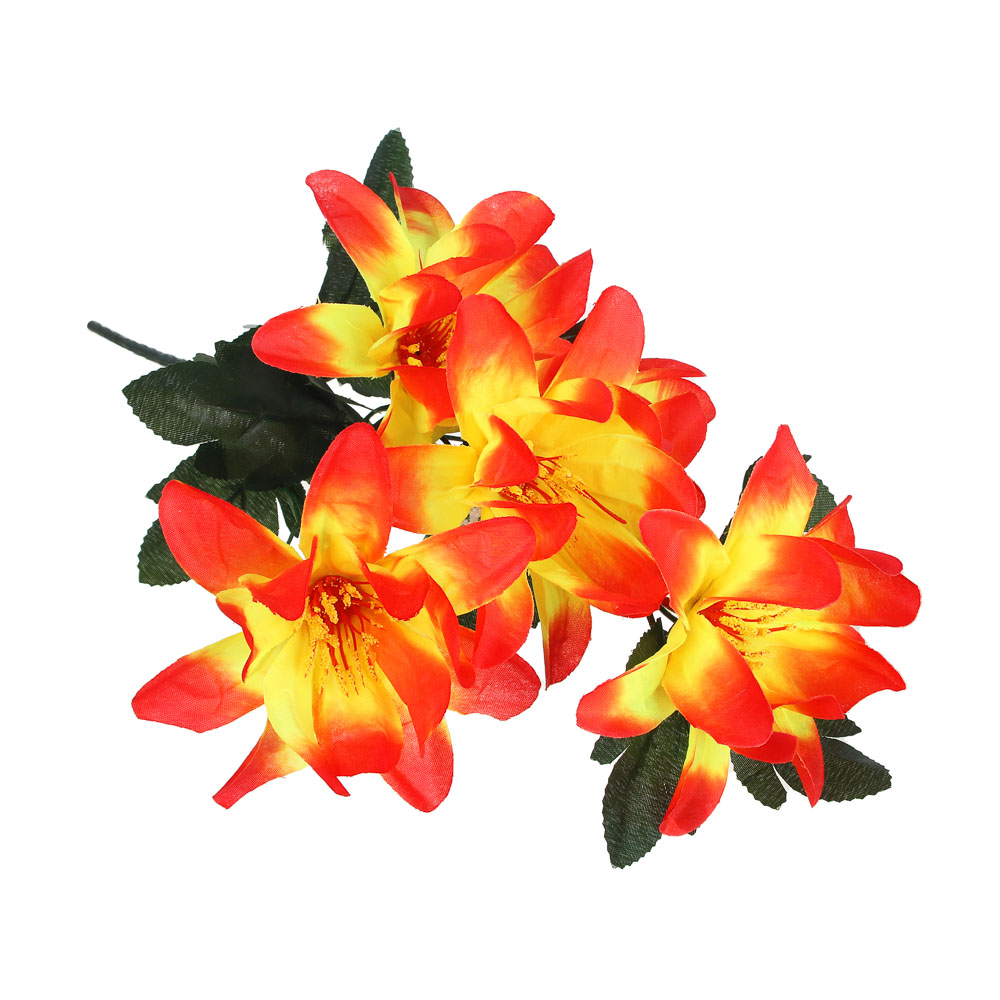 Цветок искусственный букет, 35 см, пластик, 6 цветов, арт.№ 409-024