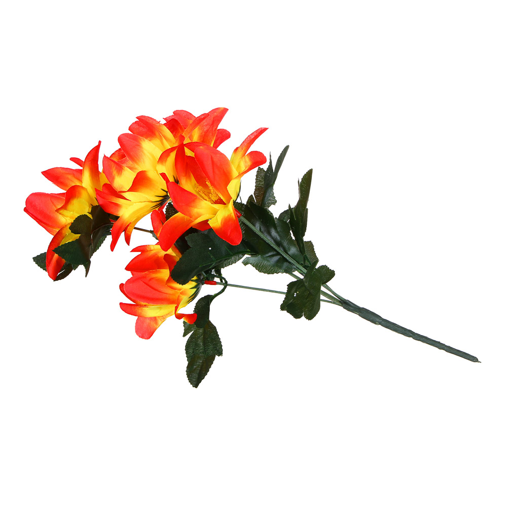 Цветок искусственный букет, 35 см, пластик, 6 цветов, арт.№ 409-024